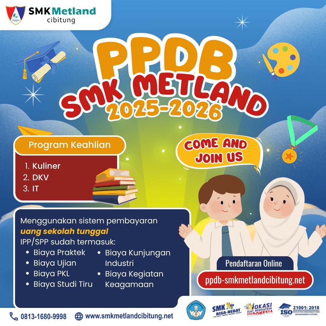 PPDB SMK METLAND T.P. 2025-2026