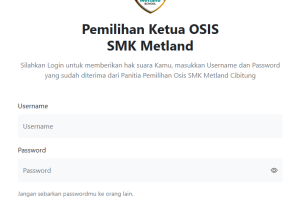 Pemilihian Ketua Osis